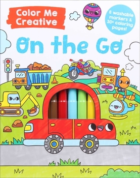 Paperback Color Me Creative: On the Go! Book