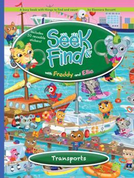 Paperback Seek & Find with Freddy and Ellie®, Transports Book