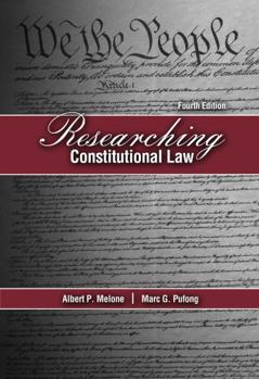 Paperback Researching Constitutional Law Book