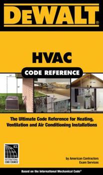 Spiral-bound Dewalt HVAC Code Reference: Based on the International Mechanical Code Book