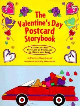 Hardcover Valentines Day Postcard Storybook Book