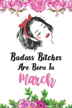 Badass Bitches are Born In March: Gratitude Self Help Books for Mindfulness Journals with 2020 Calendar and 20 Gratitude Bible Quotes  Gift For Women, ... who born in March (Pink Pastel Floral Frame )