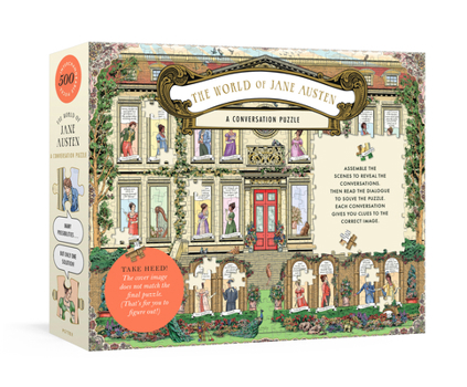 The World of Jane Austen: A Conversation Puzzle: 500-Piece Puzzle: Jigsaw Puzzle for Adults