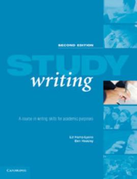 Paperback Study Writing: A Course in Written English for Academic Purposes Book