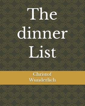 Paperback The dinner List Book