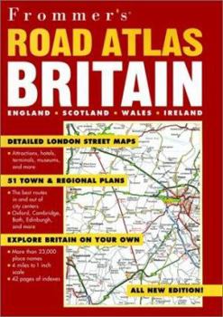 Paperback Frommer's Road Atlas, Britain Book