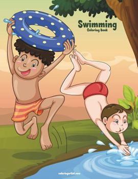 Paperback Swimming Coloring Book 1 Book