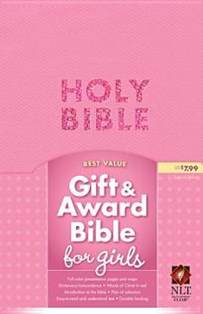 Paperback Gift and Award Bible for Girls-NLT Book
