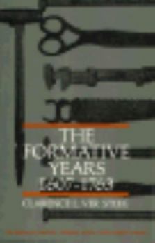 Formative Years 1607 1763 (Making of America) - Book  of the Making of America