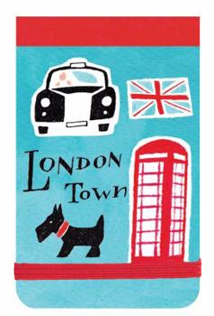 Paperback London Town Mini Sticky Notes Book