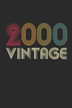 Vintage notebook paper 2000 Birthday 20th Gift