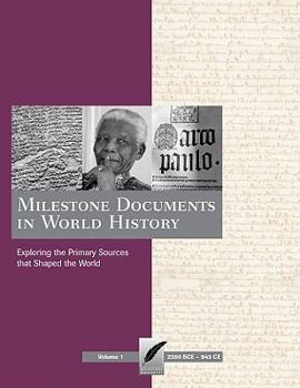 Hardcover Milestone Documents in World History: Print Purchase Includes Free Online Access Book