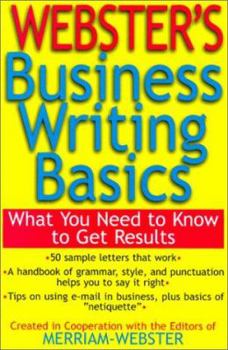 Hardcover Webster's Business Writing Basics Book
