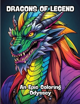 Dragons of Legend: An Epic Coloring Odyssey