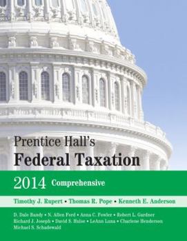 Hardcover Prentice Hall's Federal Taxation 2014 Comprehensive Book