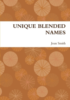 Paperback Unique Blended Names Book