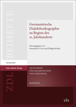Hardcover Germanistische Dialektlexikographie Zu Beginn Des 21. Jahrhunderts [German] Book