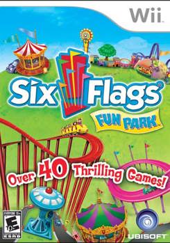 Video Game Six Flags Fun Park Book
