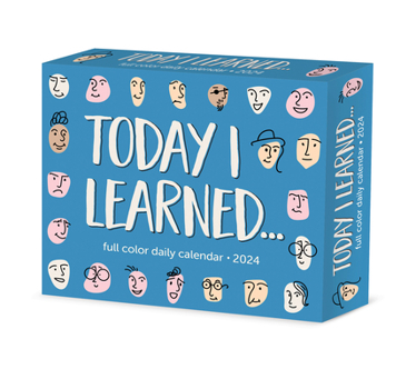 Product Bundle Today I Learned (Til) 2024 6.2 X 5.4 Box Calendar Book