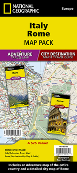 Map Italy, Rome [Map Pack Bundle] Book