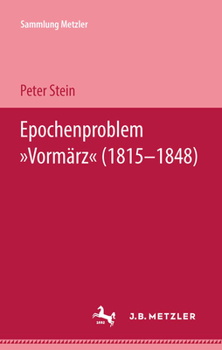 Paperback Epochenproblem Vormärz (1815-1848) [German] Book