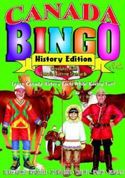 Hardcover Canada History Bingo Book