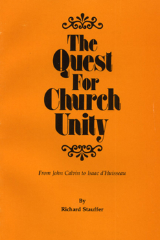 Paperback The Quest for Church Unity Book