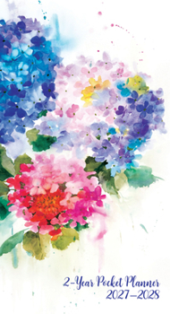Misc. 2027-28 Hydrangeas 2-Year Pocket Planner (24-Month Calendar) Book