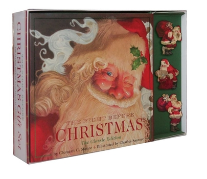 Hardcover The Ultimate Night Before Christmas Ornament Gift Set: Featuring the Hardcover Edition with 3 Ceramic Santa Ornaments Book