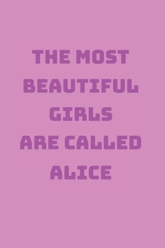 Alice Girl Woman Notebook: Graph Paper Journal 6x9 - 120 Pages