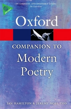 Paperback The Oxford Companion to Modern Poetry Book