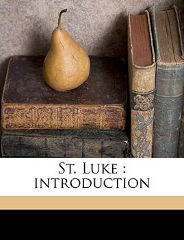 Paperback St. Luke: Introduction Volume 42 Book