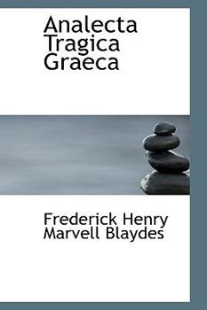 Paperback Analecta Tragica Graeca Book