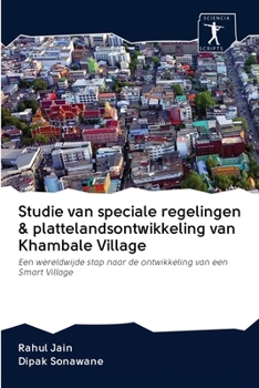 Paperback Studie van speciale regelingen & plattelandsontwikkeling van Khambale Village [Dutch] Book