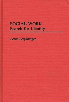 Hardcover Social Work: Search for Identity Book