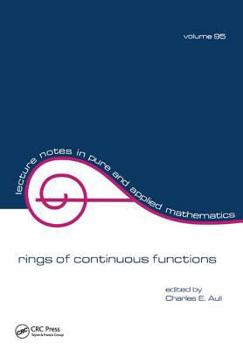 Hardcover Rings of Continuous Function Book