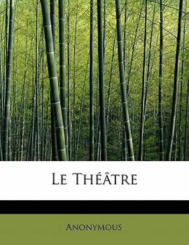 Paperback Le Theatre Book