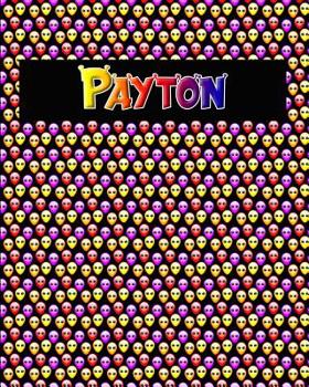 Paperback 120 Page Handwriting Practice Book with Colorful Alien Cover Payton: Primary Grades Handwriting Book