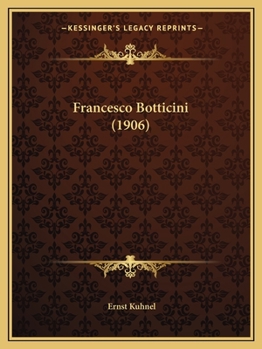 Paperback Francesco Botticini (1906) [German] Book