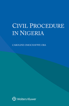 Paperback Civil Procedure in Nigeria Book