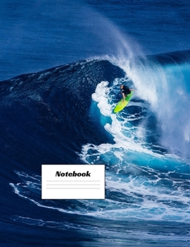 Paperback Notebook: Catching Waves Book