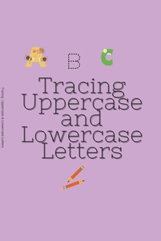 Paperback Tracing Uppercase & Lowercase Letters: English / Spanish Book