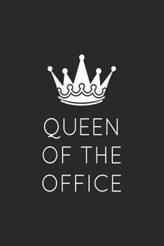 Paperback Queen of the Office: Blank Lined Notebook Book