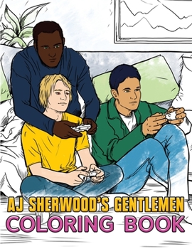 Paperback AJ Sherwood's Gentlemen Coloring Book