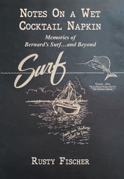 Hardcover Notes on a Wet Cocktail Napkin Book