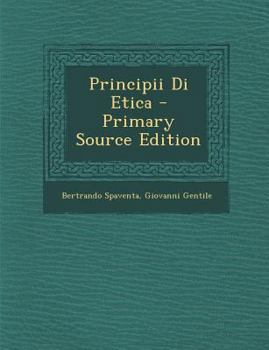 Paperback Principii Di Etica [Italian] Book