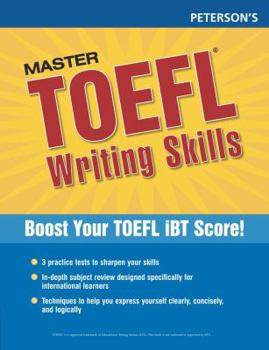 Paperback Peterson's Master TOEFL Writing Skills Book