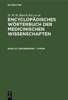 Hardcover Zertrennung - Zymom: Nachträge, Sachregister [German] Book