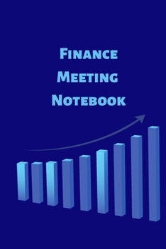 Paperback Finance Meeting Notebook Book