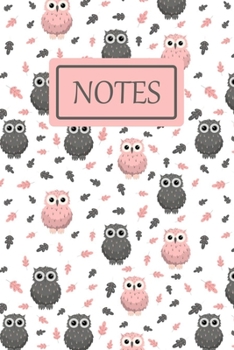 Paperback Notes: Cute Owl Pattern Notebook & Notepad, Perfect For Taking Notes And Journaling, owl lovers gifts for women girls & boys Book